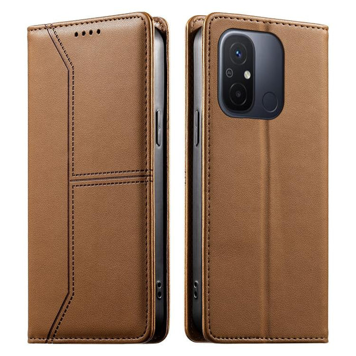 Funda para teléfono de cuero vegano magnética RFID con costuras, For Redmi 13 4G / 5G / Note 13R, For Redmi A3 / A3x / Poco C61, For Redmi K70 / K70 Pro / Poco F6 Pro, For Redmi Note 13 Pro 4G / Poco M6 Pro 4G, For Redmi 13C 4G / 5G / Poco C65         ...