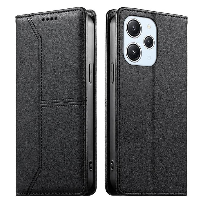 Funda para teléfono de cuero vegano magnética RFID con costuras, For Redmi 13 4G / 5G / Note 13R, For Redmi A3 / A3x / Poco C61, For Redmi K70 / K70 Pro / Poco F6 Pro, For Redmi Note 13 Pro 4G / Poco M6 Pro 4G, For Redmi 13C 4G / 5G / Poco C65         ...