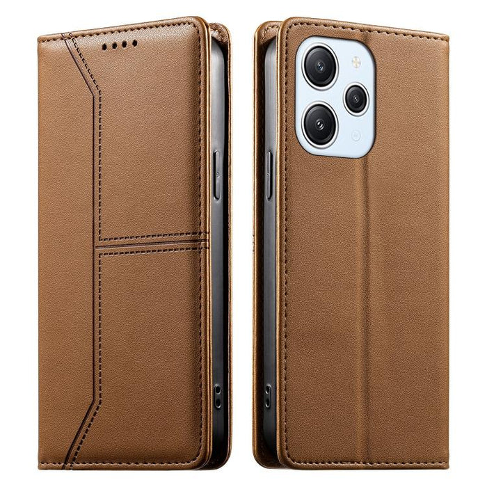 Funda para teléfono de cuero vegano magnética RFID con costuras, For Redmi 13 4G / 5G / Note 13R, For Redmi A3 / A3x / Poco C61, For Redmi K70 / K70 Pro / Poco F6 Pro, For Redmi Note 13 Pro 4G / Poco M6 Pro 4G, For Redmi 13C 4G / 5G / Poco C65         ...