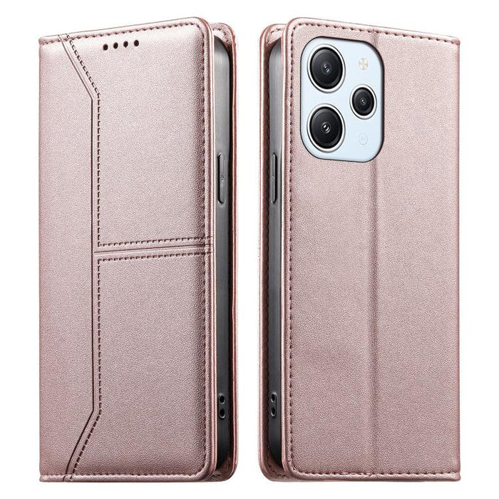 Funda para teléfono de cuero vegano magnética RFID con costuras, For Redmi 13 4G / 5G / Note 13R, For Redmi A3 / A3x / Poco C61, For Redmi K70 / K70 Pro / Poco F6 Pro, For Redmi Note 13 Pro 4G / Poco M6 Pro 4G, For Redmi 13C 4G / 5G / Poco C65         ...