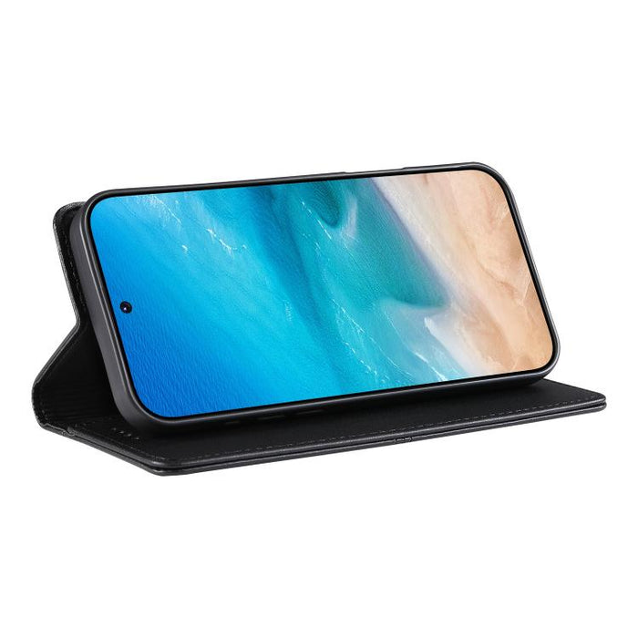 Funda para teléfono de cuero vegano magnética RFID con costuras, For Redmi A7 Pro 4G / 5G 171mm / Poco C85x 5G, For Redmi 15a 5G, For Redmi Turbo 5 Max 5G / Poco X8 Pro Max 5G, For Redmi Note 15 Pro+ 5G Global 163.3mm                                   ...