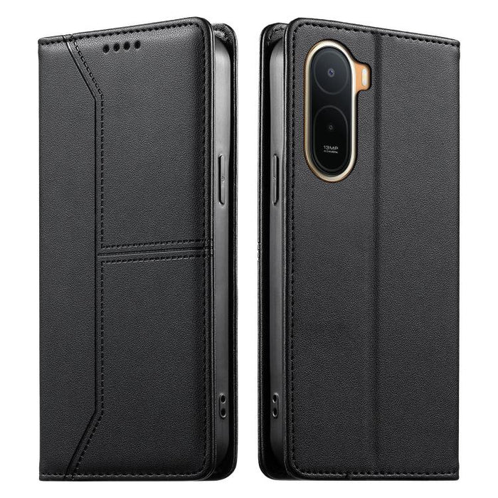 Funda para teléfono de cuero vegano magnética RFID con costuras, For Redmi A7 Pro 4G / 5G 171mm / Poco C85x 5G, For Redmi 15a 5G, For Redmi Turbo 5 Max 5G / Poco X8 Pro Max 5G, For Redmi Note 15 Pro+ 5G Global 163.3mm                                   ...