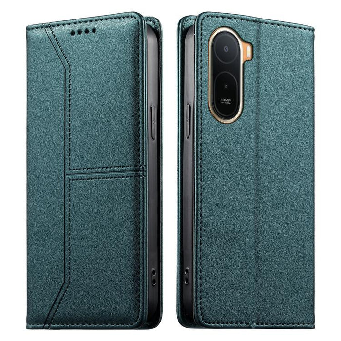 Funda para teléfono de cuero vegano magnética RFID con costuras, For Redmi A7 Pro 4G / 5G 171mm / Poco C85x 5G, For Redmi 15a 5G, For Redmi Turbo 5 Max 5G / Poco X8 Pro Max 5G, For Redmi Note 15 Pro+ 5G Global 163.3mm                                   ...