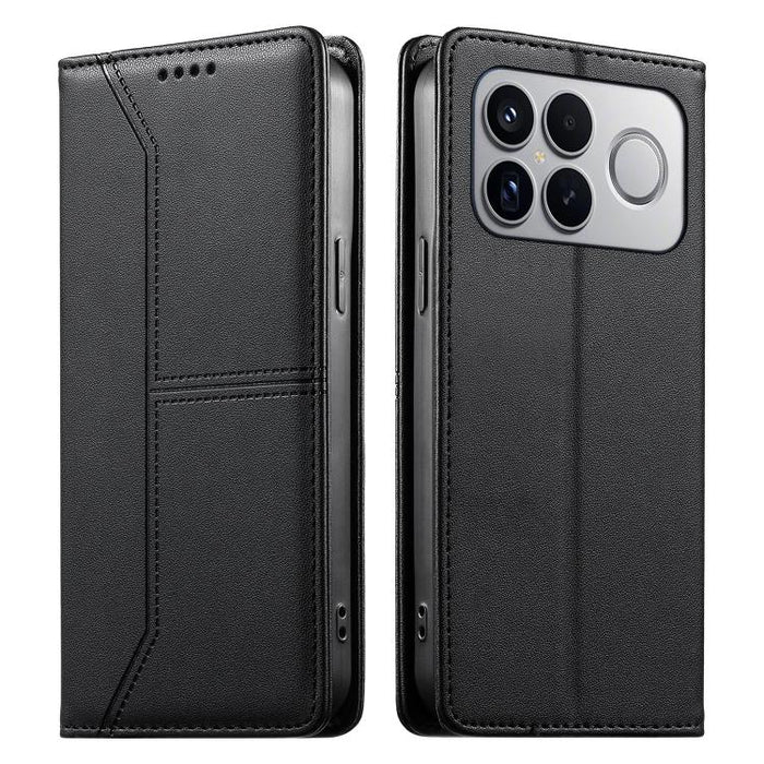 Funda para teléfono de cuero vegano magnética RFID con costuras, For Redmi A7 Pro 4G / 5G 171mm / Poco C85x 5G, For Redmi 15a 5G, For Redmi Turbo 5 Max 5G / Poco X8 Pro Max 5G, For Redmi Note 15 Pro+ 5G Global 163.3mm                                   ...
