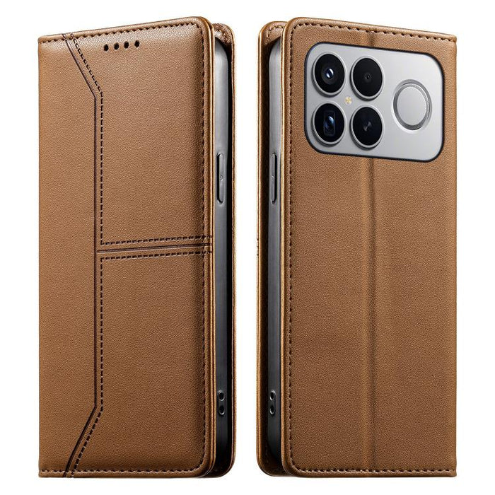 Funda para teléfono de cuero vegano magnética RFID con costuras, For Redmi A7 Pro 4G / 5G 171mm / Poco C85x 5G, For Redmi 15a 5G, For Redmi Turbo 5 Max 5G / Poco X8 Pro Max 5G, For Redmi Note 15 Pro+ 5G Global 163.3mm                                   ...