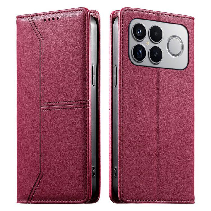 Funda para teléfono de cuero vegano magnética RFID con costuras, For Redmi A7 Pro 4G / 5G 171mm / Poco C85x 5G, For Redmi 15a 5G, For Redmi Turbo 5 Max 5G / Poco X8 Pro Max 5G, For Redmi Note 15 Pro+ 5G Global 163.3mm                                   ...