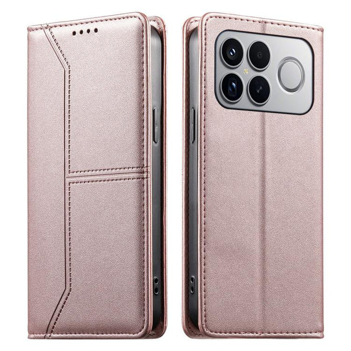 Funda para teléfono de cuero vegano magnética RFID con costuras, For Redmi A7 Pro 4G / 5G 171mm / Poco C85x 5G, For Redmi 15a 5G, For Redmi Turbo 5 Max 5G / Poco X8 Pro Max 5G, For Redmi Note 15 Pro+ 5G Global 163.3mm                                   ...