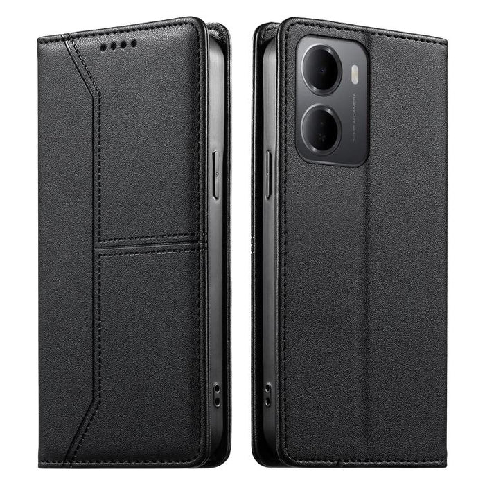 Funda para teléfono de cuero vegano magnética RFID con costuras, For Redmi A7 Pro 4G / 5G 171mm / Poco C85x 5G, For Redmi 15a 5G, For Redmi Turbo 5 Max 5G / Poco X8 Pro Max 5G, For Redmi Note 15 Pro+ 5G Global 163.3mm                                   ...