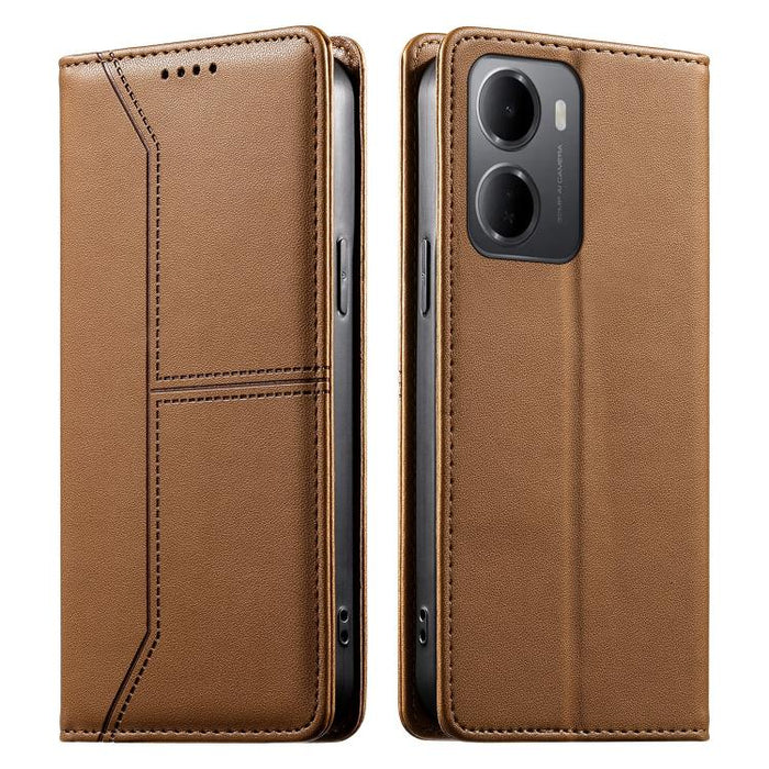Funda para teléfono de cuero vegano magnética RFID con costuras, For Redmi A7 Pro 4G / 5G 171mm / Poco C85x 5G, For Redmi 15a 5G, For Redmi Turbo 5 Max 5G / Poco X8 Pro Max 5G, For Redmi Note 15 Pro+ 5G Global 163.3mm                                   ...