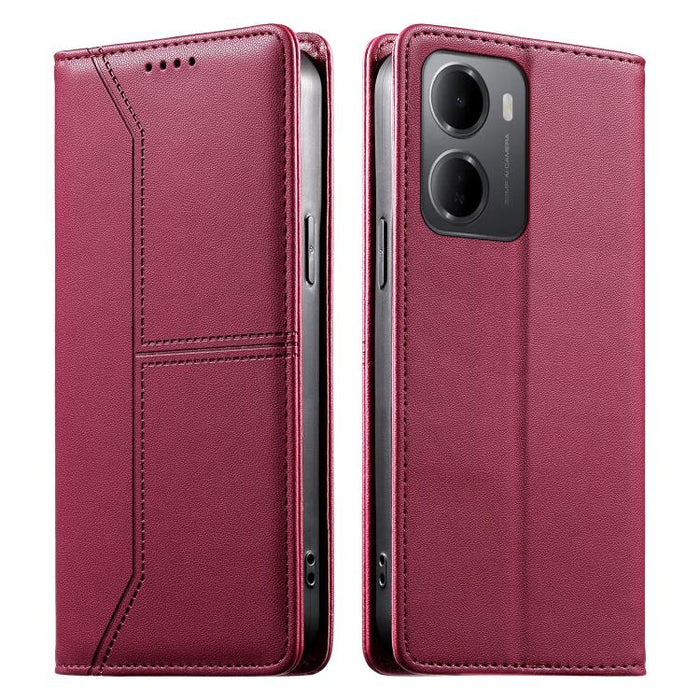 Funda para teléfono de cuero vegano magnética RFID con costuras, For Redmi A7 Pro 4G / 5G 171mm / Poco C85x 5G, For Redmi 15a 5G, For Redmi Turbo 5 Max 5G / Poco X8 Pro Max 5G, For Redmi Note 15 Pro+ 5G Global 163.3mm                                   ...