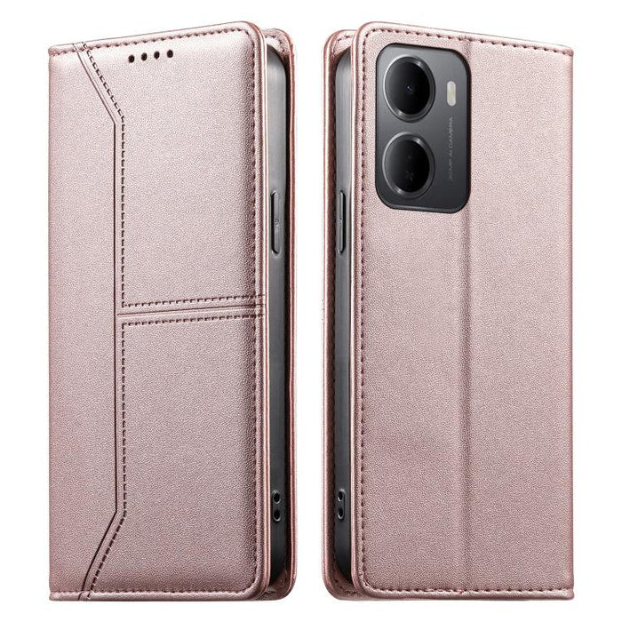 Funda para teléfono de cuero vegano magnética RFID con costuras, For Redmi A7 Pro 4G / 5G 171mm / Poco C85x 5G, For Redmi 15a 5G, For Redmi Turbo 5 Max 5G / Poco X8 Pro Max 5G, For Redmi Note 15 Pro+ 5G Global 163.3mm                                   ...