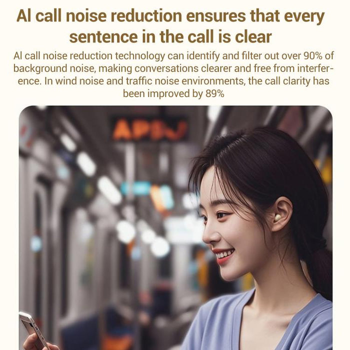 Auriculares Bluetooth intrauditivos T26 True Wireless con reducción de ruido para dormir, T26