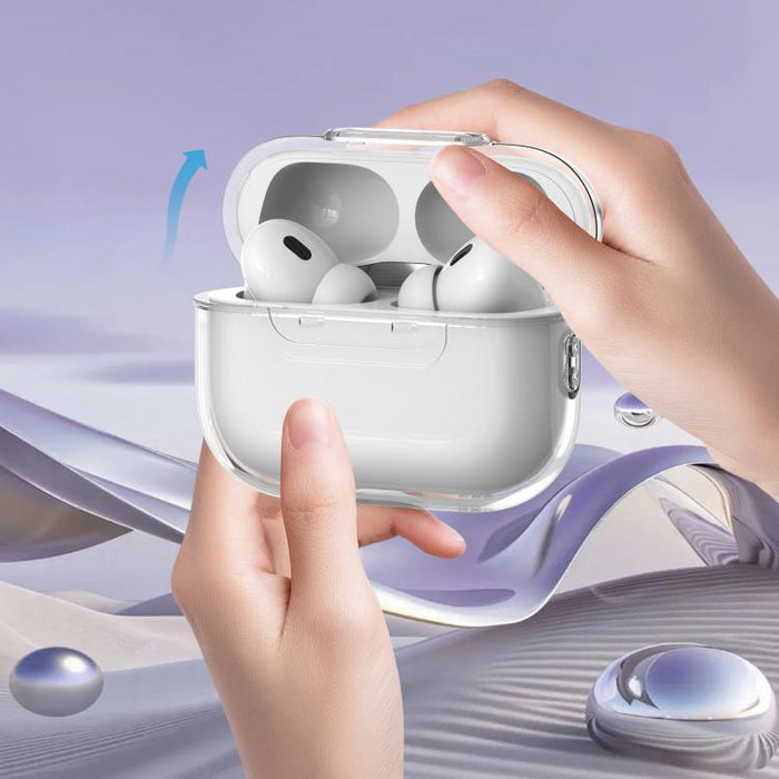 Estuche protector antigolpes para auriculares inalámbricos Clear Lock, For AirPods Pro 3, For AirPods Pro 2, For AirPods Pro
