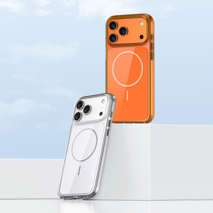 Funda magnética translúcida a prueba de golpes para teléfono (PC), For iPhone 17 Pro Max, For iPhone 17 Pro