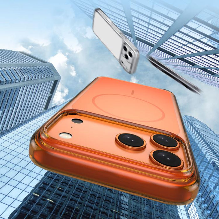 Funda magnética translúcida a prueba de golpes para teléfono (PC), For iPhone 17 Pro Max, For iPhone 17 Pro