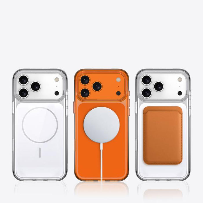 Funda magnética translúcida a prueba de golpes para teléfono (PC), For iPhone 17 Pro Max, For iPhone 17 Pro