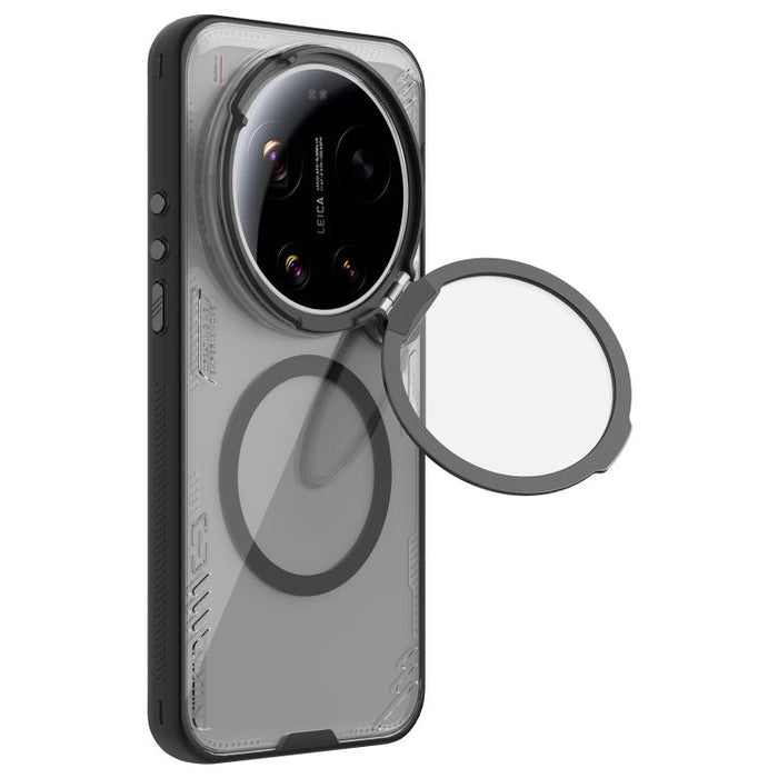 Funda magnética transparente para teléfono NILLKIN Iceblade Prop CamShield, For Xiaomi 17 Ultra