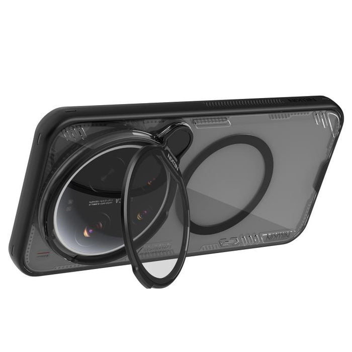 Funda magnética transparente para teléfono NILLKIN Iceblade Prop CamShield, For Xiaomi 17 Ultra