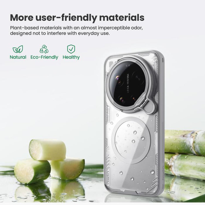 Funda magnética transparente para teléfono NILLKIN Iceblade Prop CamShield, For Xiaomi 17 Ultra