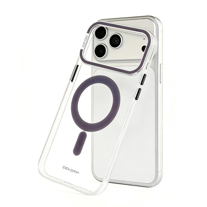 Funda magnética transparente autorreparable para teléfono CICI-CITY IMD, For iPhone 17 Pro Max, For iPhone 17 Pro