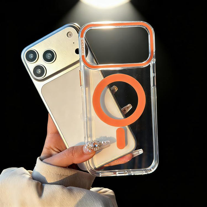Funda magnética transparente autorreparable para teléfono CICI-CITY IMD, For iPhone 17 Pro Max, For iPhone 17 Pro