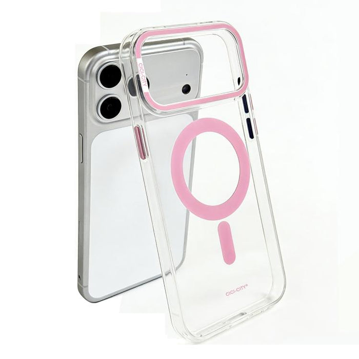 Funda magnética transparente autorreparable para teléfono CICI-CITY IMD, For iPhone 17 Pro Max, For iPhone 17 Pro