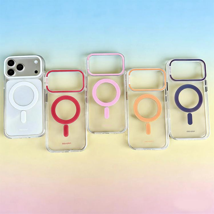Funda magnética transparente autorreparable para teléfono CICI-CITY IMD, For iPhone 17 Pro Max, For iPhone 17 Pro