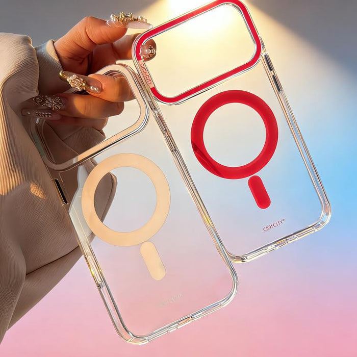 Funda magnética transparente autorreparable para teléfono CICI-CITY IMD, For iPhone 17 Pro Max, For iPhone 17 Pro