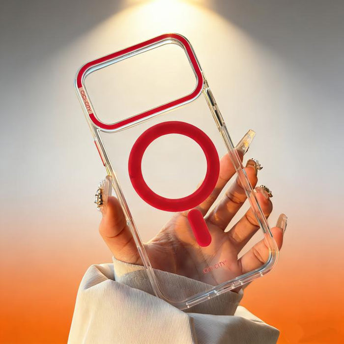 Funda magnética transparente autorreparable para teléfono CICI-CITY IMD, For iPhone 17 Pro Max, For iPhone 17 Pro
