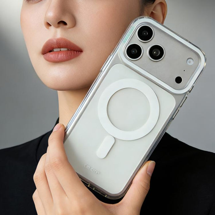 Funda magnética transparente autorreparable para teléfono CICI-CITY IMD, For iPhone 17 Pro Max, For iPhone 17 Pro