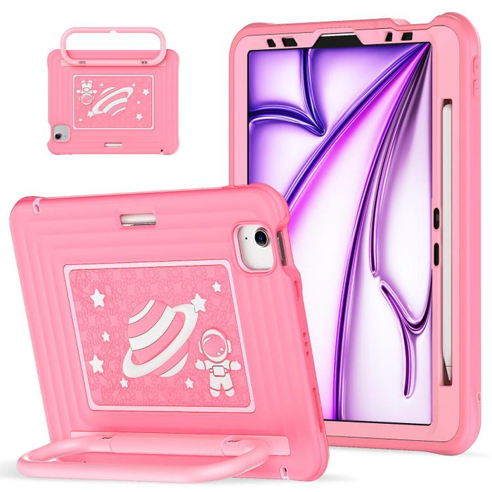 Funda híbrida de silicona para tablet PC con asa y correa para el hombro., For iPad Air 11 2026 / 2025 / 2024, For iPad 2025 / 2022, For iPad mini 2024 / mini 6
