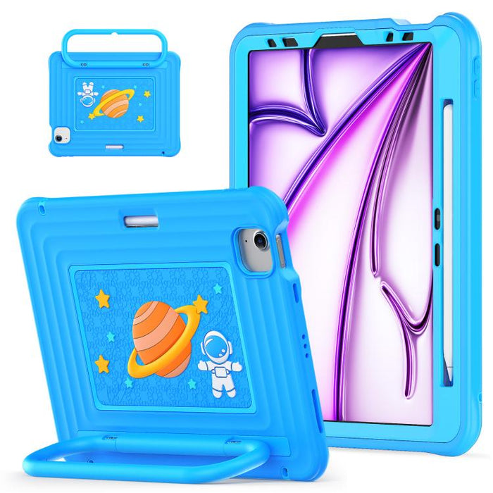 Funda híbrida de silicona para tablet PC con asa y correa para el hombro., For iPad Air 11 2026 / 2025 / 2024, For iPad 2025 / 2022, For iPad mini 2024 / mini 6