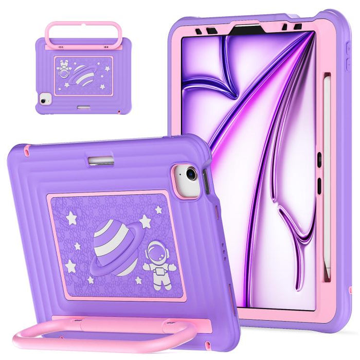 Funda híbrida de silicona para tablet PC con asa y correa para el hombro., For iPad Air 11 2026 / 2025 / 2024, For iPad 2025 / 2022, For iPad mini 2024 / mini 6