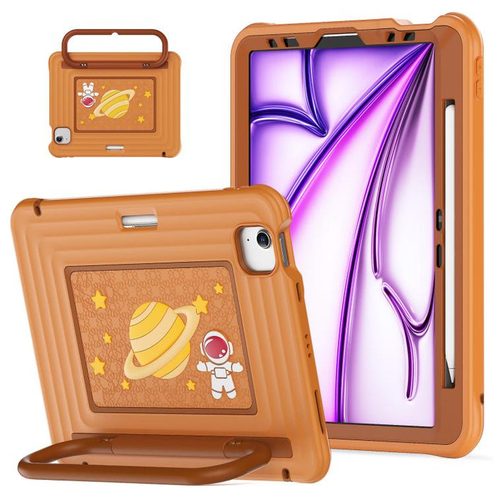 Funda híbrida de silicona para tablet PC con asa y correa para el hombro., For iPad Air 11 2026 / 2025 / 2024, For iPad 2025 / 2022, For iPad mini 2024 / mini 6