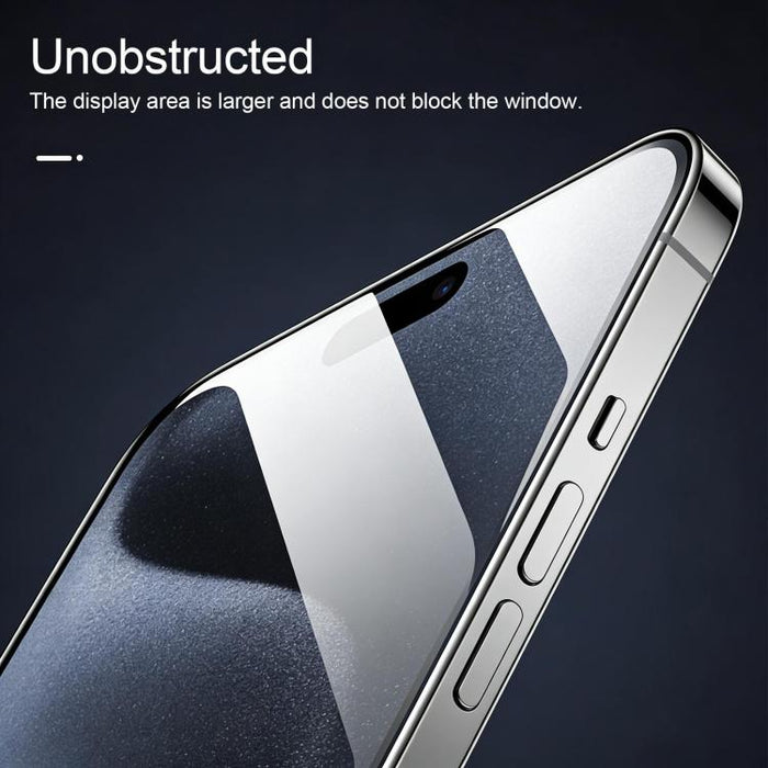 Película de vidrio templado impresa en serigrafía con pegamento de alto contenido de aluminio 380, For iPhone 17 Pro Max, For iPhone 17 Pro, For iPhone 17 / 16 Pro, For iPhone Air, For iPhone 16 Pro Max, For iPhone 16 Plus / 15 Plus, For iPhone 16 / 15...