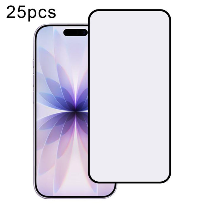 25 láminas de vidrio templado impresas mediante serigrafía con adhesivo de aluminio de alta calidad (380)., For iPhone 17 Pro Max, For iPhone 17 Pro, For iPhone 17 / 16 Pro, For iPhone Air, For iPhone 16 Pro Max, For iPhone 16 Plus / 15 Plus           ...