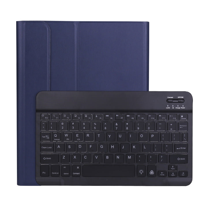 A098BS Funda protectora de teclado Bluetooth con retroiluminación ultrafina desmontable para iPad Air 4 de 10,9 pulgadas (2020), con soporte y ranura para bolígrafo