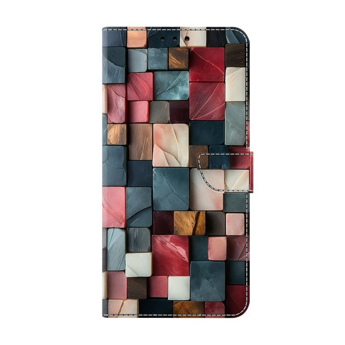 Funda para teléfono de cuero vegano pintado con efecto cristal, For iPhone 17e / 16e, For iPhone 17 Pro Max, For iPhone 17 Pro, For iPhone 17, For iPhone Air, For iPhone 16 Pro Max, For iPhone 16 Pro, For iPhone 16
