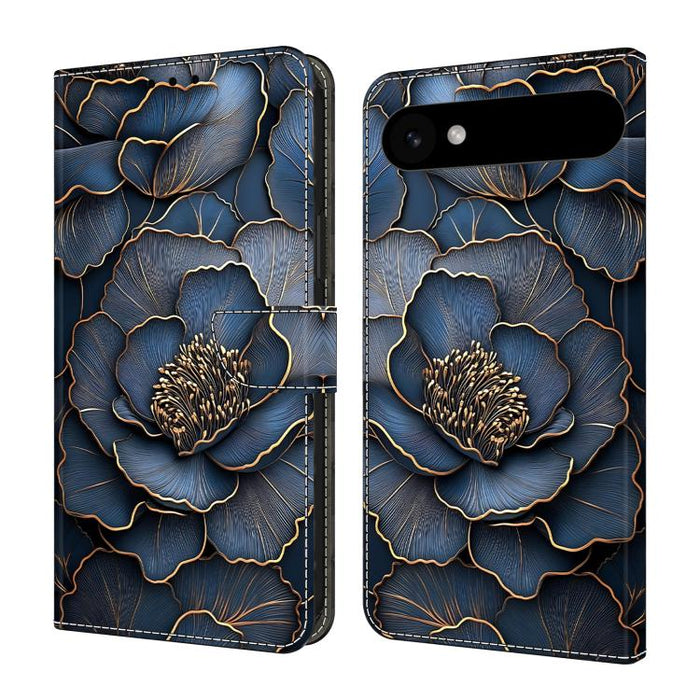 Funda para teléfono de cuero vegano pintado con efecto cristal, For iPhone 17e / 16e, For iPhone 17 Pro Max, For iPhone 17 Pro, For iPhone 17, For iPhone Air, For iPhone 16 Pro Max, For iPhone 16 Pro, For iPhone 16