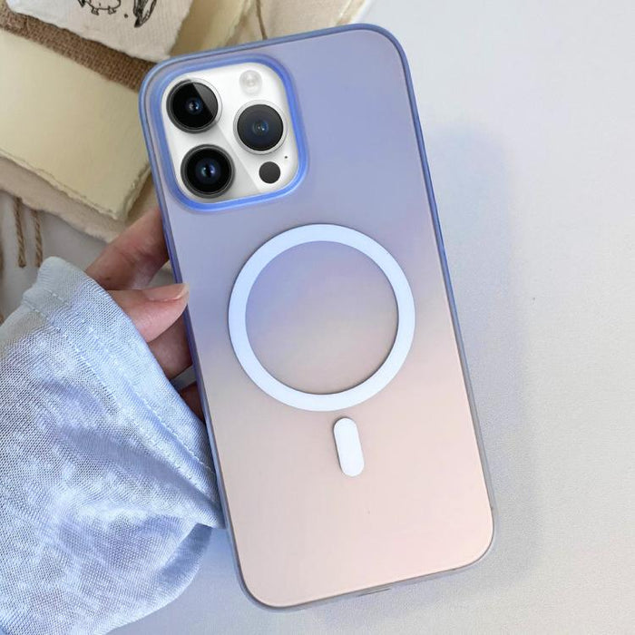 Funda magnética para teléfono de TPU con degradado esmerilado, For iPhone 12, For iPhone 12 Pro Max, For iPhone 12 Pro, For iPhone 11 Pro Max, For iPhone 11, For iPhone 11 Pro