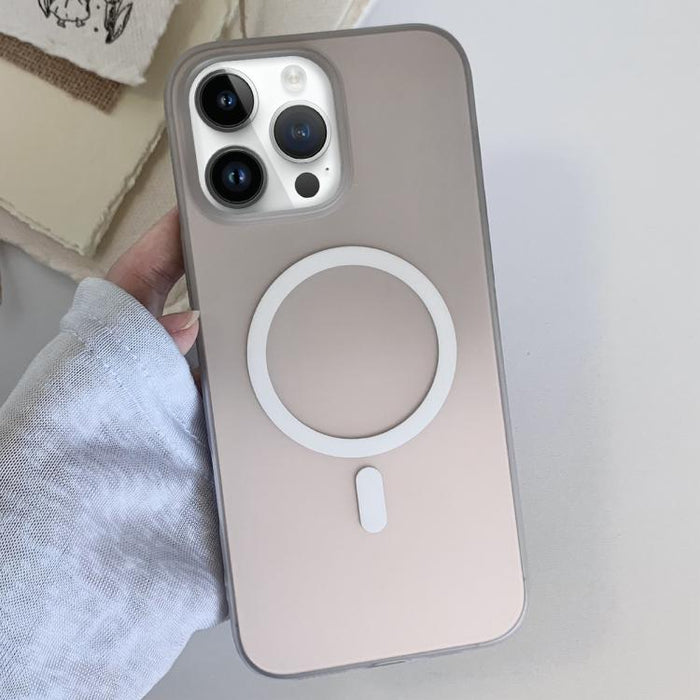 Funda magnética para teléfono de TPU con degradado esmerilado, For iPhone 12, For iPhone 12 Pro Max, For iPhone 12 Pro, For iPhone 11 Pro Max, For iPhone 11, For iPhone 11 Pro