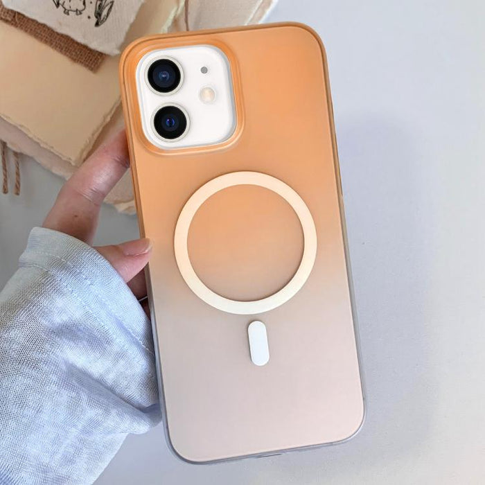 Funda magnética para teléfono de TPU con degradado esmerilado, For iPhone 12, For iPhone 12 Pro Max, For iPhone 12 Pro, For iPhone 11 Pro Max, For iPhone 11, For iPhone 11 Pro