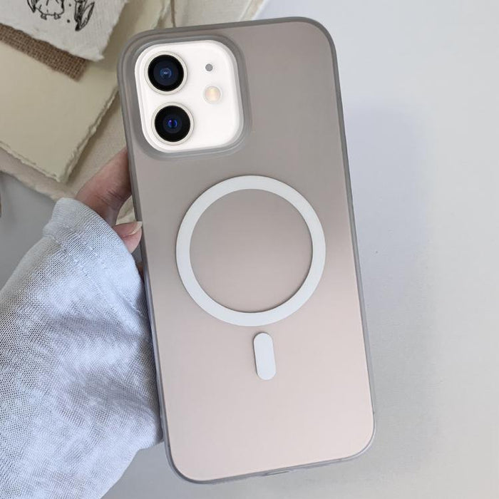 Funda magnética para teléfono de TPU con degradado esmerilado, For iPhone 12, For iPhone 12 Pro Max, For iPhone 12 Pro, For iPhone 11 Pro Max, For iPhone 11, For iPhone 11 Pro