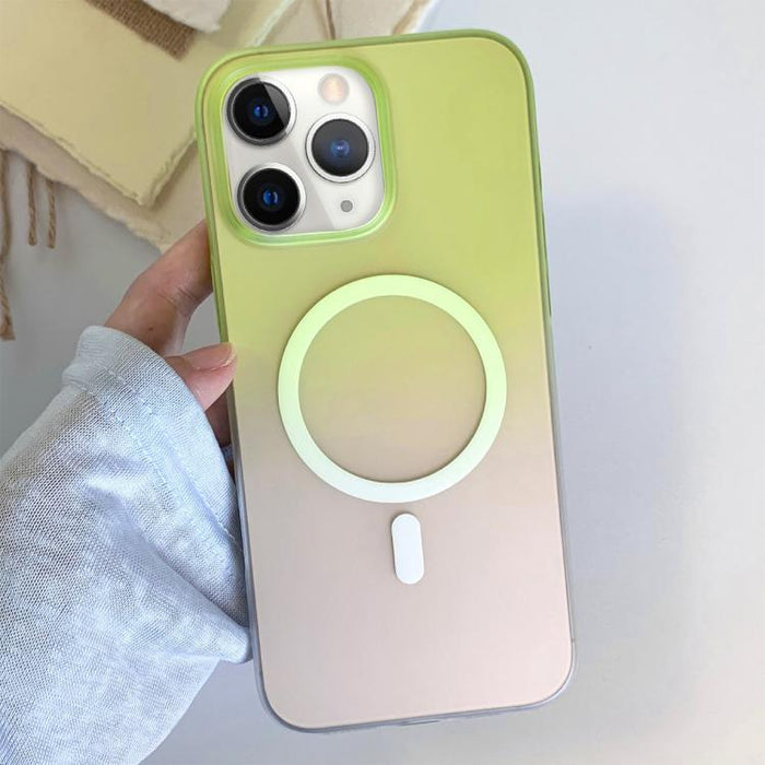 Funda magnética para teléfono de TPU con degradado esmerilado, For iPhone 12, For iPhone 12 Pro Max, For iPhone 12 Pro, For iPhone 11 Pro Max, For iPhone 11, For iPhone 11 Pro