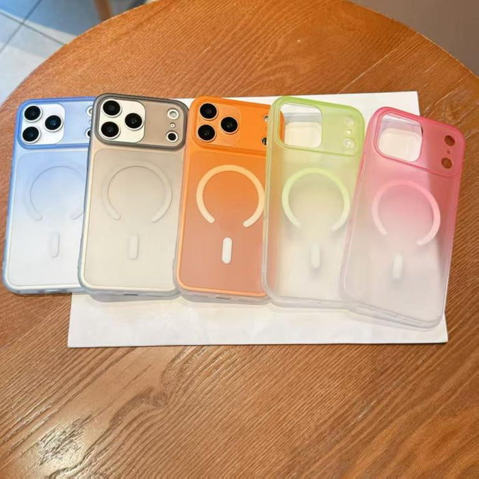 Funda magnética para teléfono de TPU con degradado esmerilado, For iPhone 12, For iPhone 12 Pro Max, For iPhone 12 Pro, For iPhone 11 Pro Max, For iPhone 11, For iPhone 11 Pro