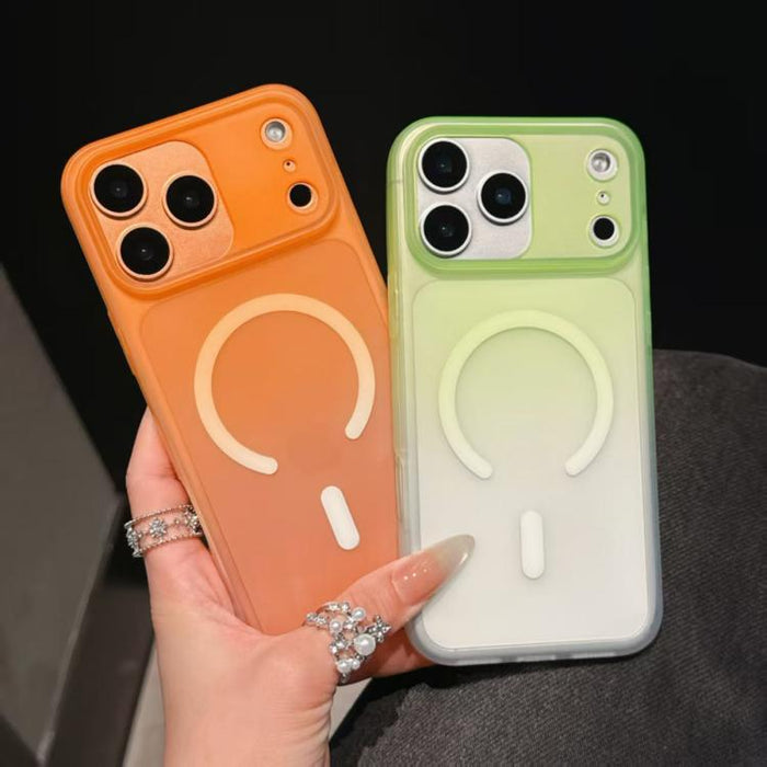 Funda magnética para teléfono de TPU con degradado esmerilado, For iPhone 12, For iPhone 12 Pro Max, For iPhone 12 Pro, For iPhone 11 Pro Max, For iPhone 11, For iPhone 11 Pro