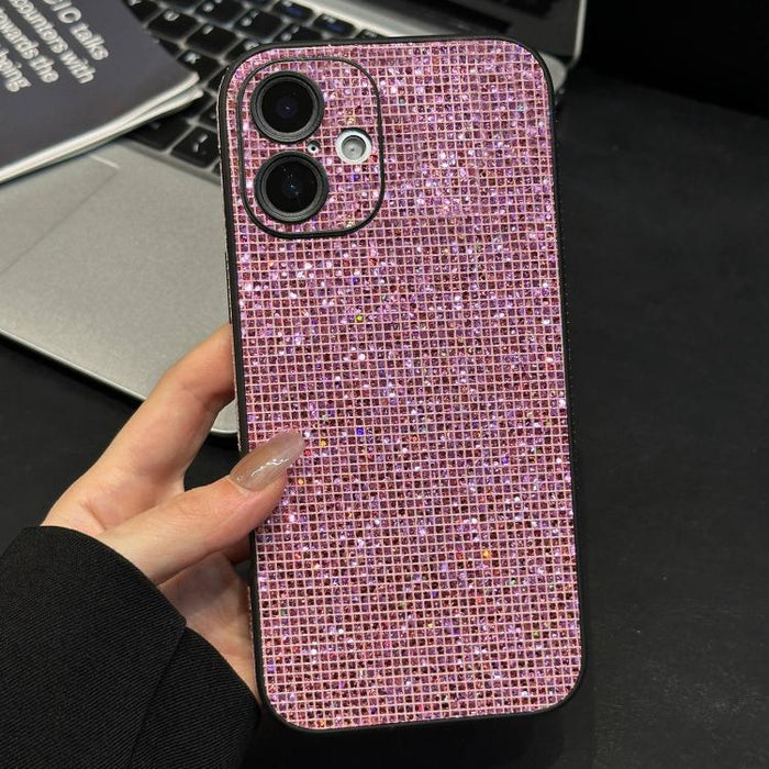 Funda para teléfono de acrílico con diamantes de imitación que cubre toda la superficie, For iPhone 17 Pro Max, For iPhone 17 Pro, For iPhone 17, For iPhone 16 Pro Max, For iPhone 16 Pro, For iPhone 16, For iPhone 15 Pro Max, For iPhone 15 Pro         ...
