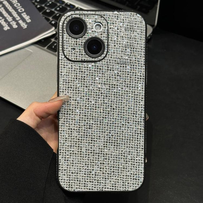 Funda para teléfono de acrílico con diamantes de imitación que cubre toda la superficie, For iPhone 17 Pro Max, For iPhone 17 Pro, For iPhone 17, For iPhone 16 Pro Max, For iPhone 16 Pro, For iPhone 16, For iPhone 15 Pro Max, For iPhone 15 Pro         ...