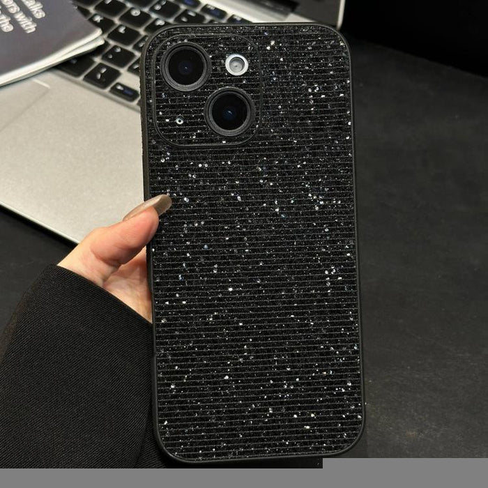 Funda para teléfono de acrílico con diamantes de imitación que cubre toda la superficie, For iPhone 17 Pro Max, For iPhone 17 Pro, For iPhone 17, For iPhone 16 Pro Max, For iPhone 16 Pro, For iPhone 16, For iPhone 15 Pro Max, For iPhone 15 Pro         ...