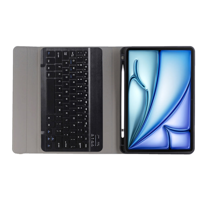 C098B desmontable ABS ultrafino Candy Colors funda protectora para teclado Bluetooth para iPad Air 4 de 10,9 pulgadas (2020), con soporte y ranura para bolígrafo